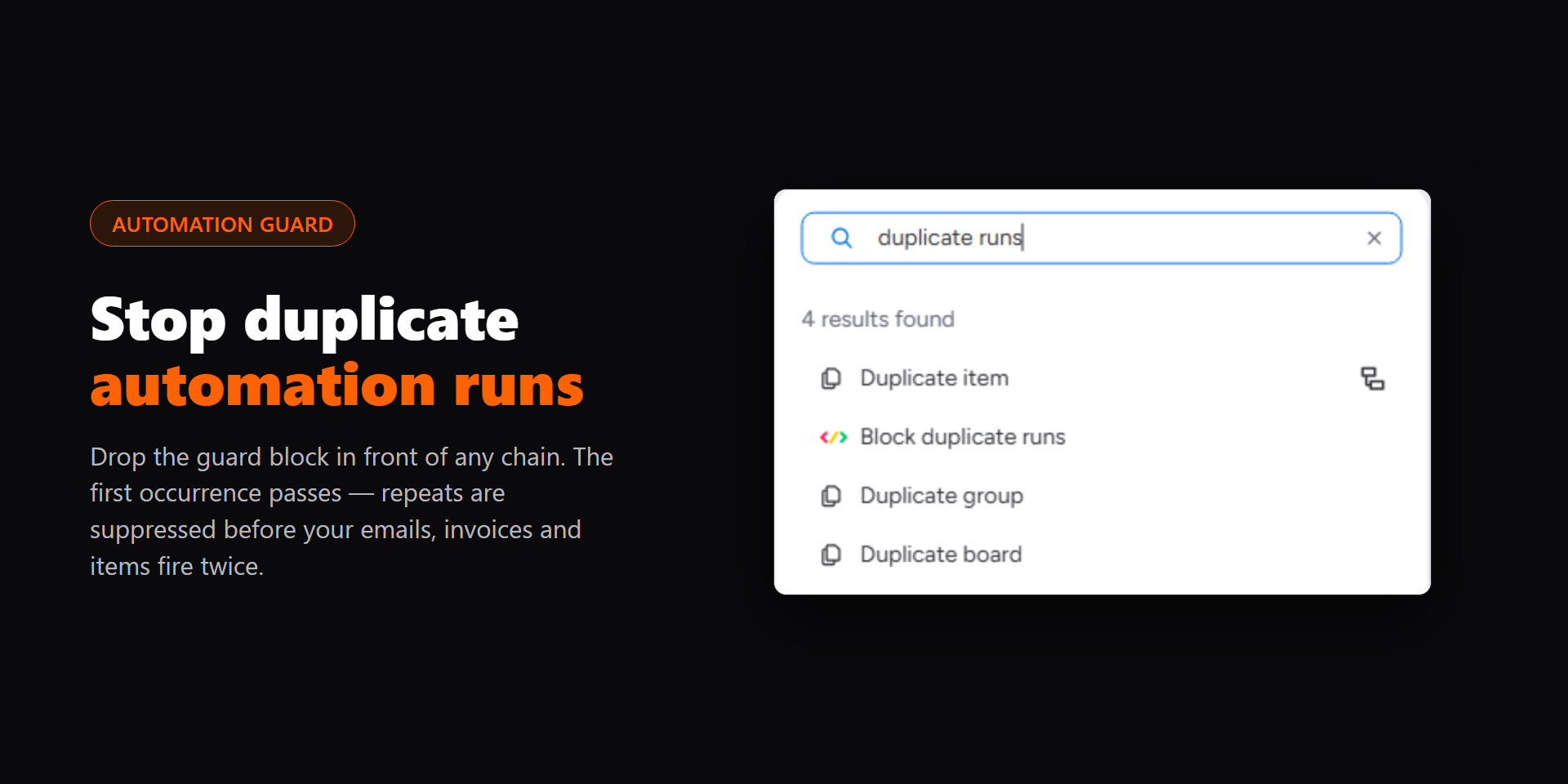 Automation Guard stops duplicate automation runs